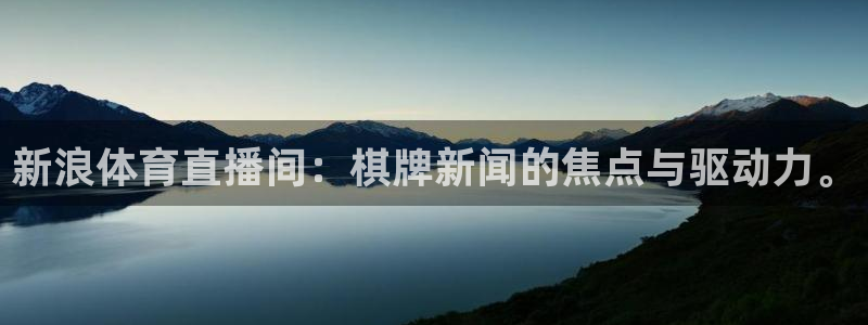 新浪体育直播间：棋牌新闻的焦点与驱动力。