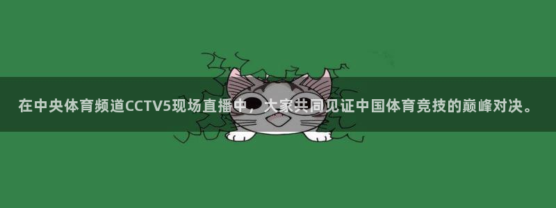 在中央体育频道CCTV5现场直播中，大家共同见证中国体育竞技的巅峰对决。